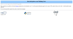 Desktop Screenshot of lists.laityphoto.com
